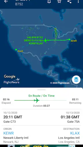 FlightAware Suivi de vols screenshot