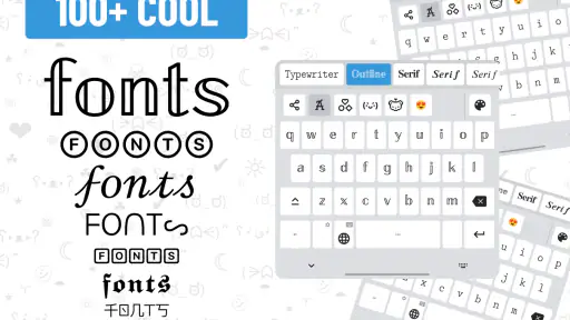 Fonts - Clavier Personnalisé screenshot