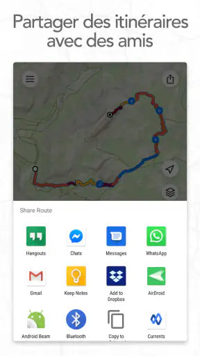 Footpath Calcul Itineraire screenshot
