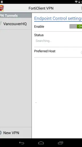 FortiClient VPN screenshot