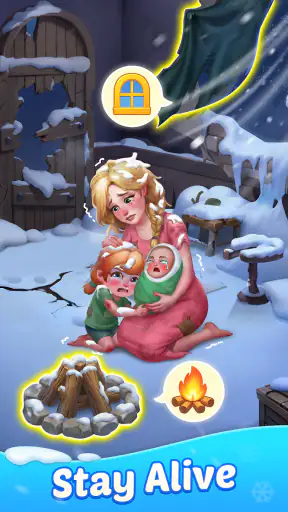 Frost Valley™: Merge & Story screenshot 2