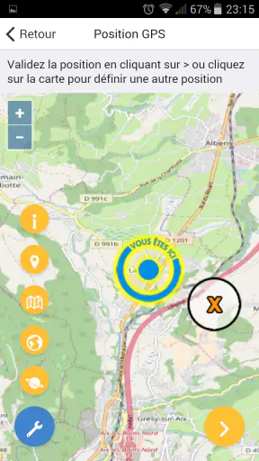 Geochasse Geoxys screenshot 3
