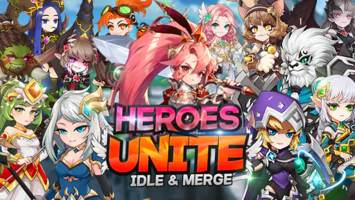 HEROES UNITE : IDLE & MERGE screenshot 9