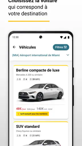 Hertz - Réservez et louez screenshot