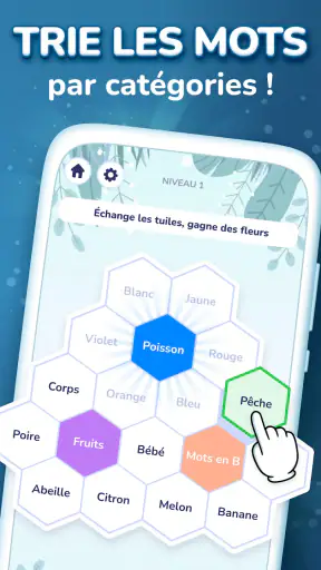 Hexa Words－Association de mots screenshot