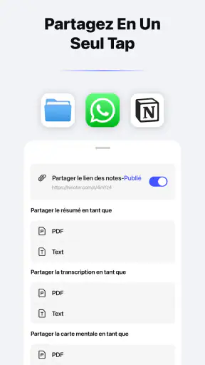HiNoter - Prise de notes IA screenshot