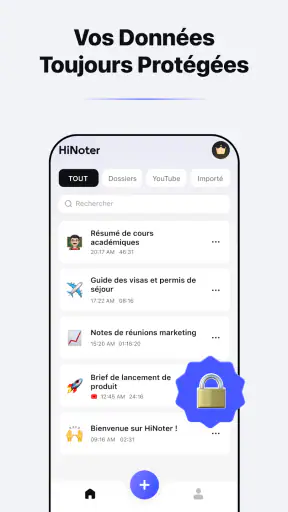 HiNoter - Prise de notes IA screenshot