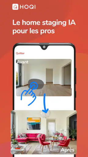 HOQI - Home Staging IA screenshot