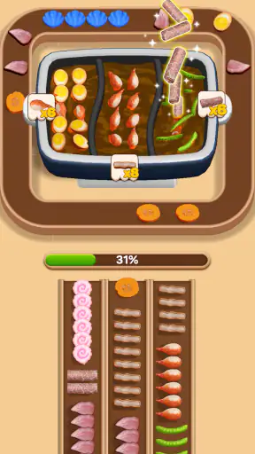 Hotpot Loop: Food Sort screenshot 4