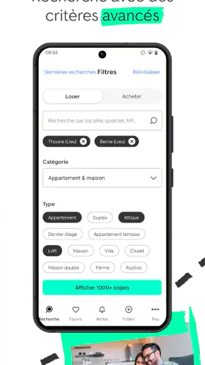 ImmoScout24 Suisse screenshot