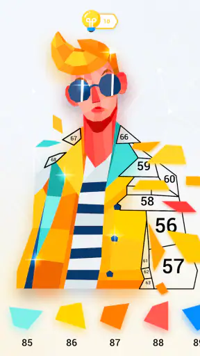 inPoly: Jeu de Puzzle Poly Art screenshot