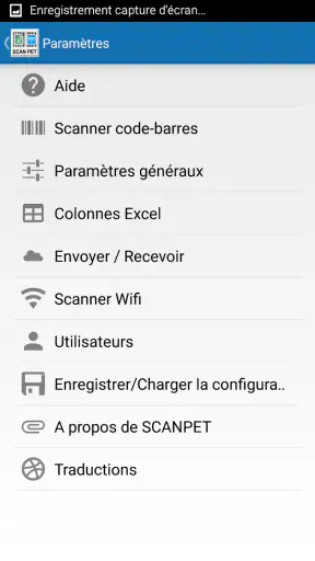 Inventaire + Codes barre screenshot
