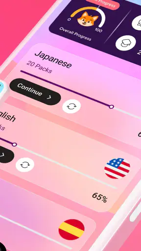 Iori Flashcards : Langues screenshot 2