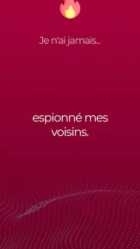 Je n'ai jamais : Jeu de soirée screenshot