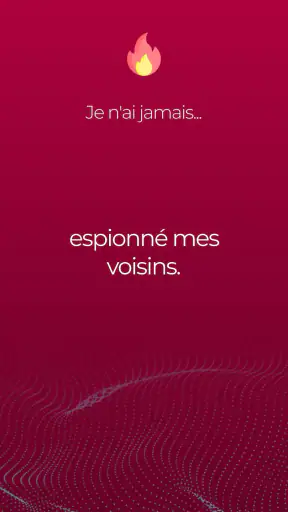 Je n'ai jamais : Jeu de soirée screenshot
