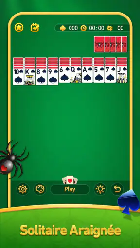 Jeu de Cartes Spider Solitaire screenshot