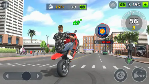 jeu de wheeling en moto screenshot 8