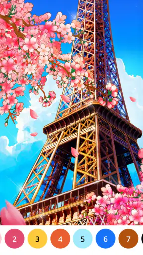 Jeux coloriage Paint by Number screenshot 9