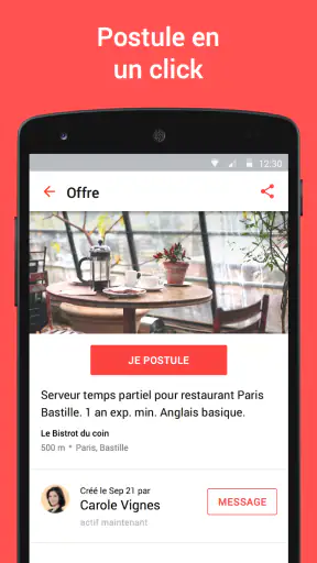 JOB TODAY - Offres d’emploi screenshot