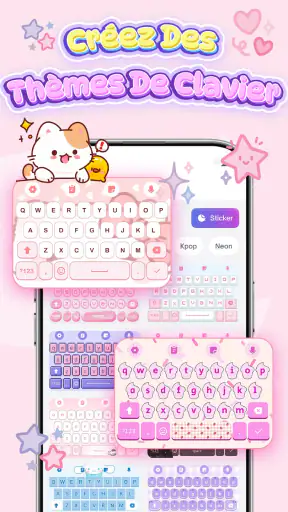 Keyboard Themes: Emoji Fonts screenshot 1
