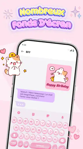 Keyboard Themes: Emoji Fonts screenshot 4