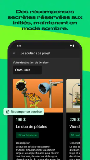 Kickstarter screenshot