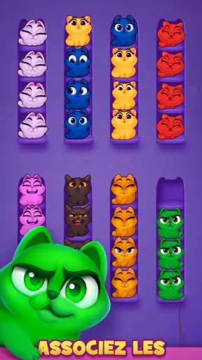 Kitty Sort: Twisted Tails screenshot