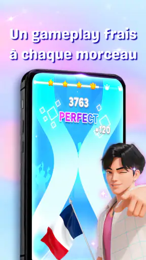 Kpop Tiles : Piano Rythme Jeu screenshot