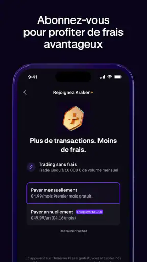 Kraken: Acheter des cryptos screenshot