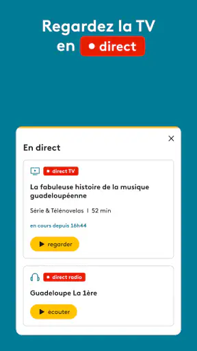 La 1ère : info, TV et radio screenshot