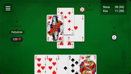 La Coinche / Belote Contrée screenshot