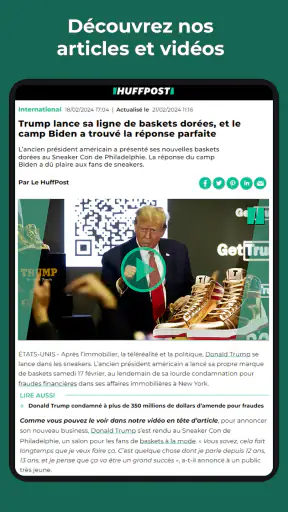 Le HuffPost : Actu Info Vidéo screenshot 8