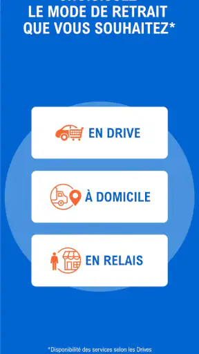 Leclerc DRIVE Courses en ligne screenshot