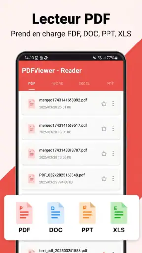 Lecteur PDF: Lire tous les PDF screenshot 2