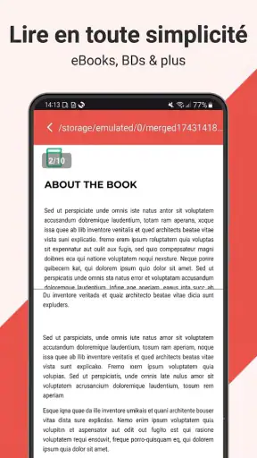 Lecteur PDF: Lire tous les PDF screenshot 4