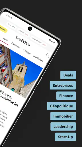Les Echos, actualités éco screenshot
