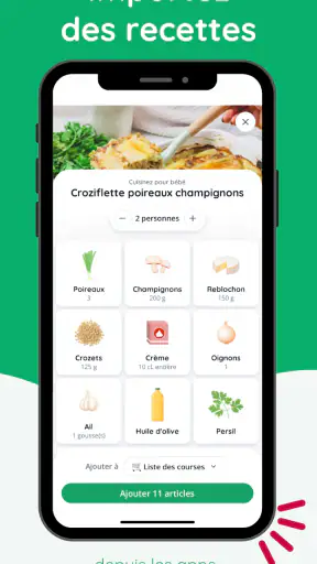 Liste de courses partagée screenshot