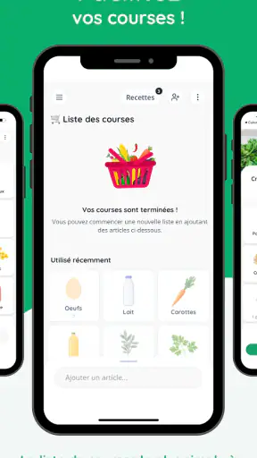 Liste de courses partagée screenshot
