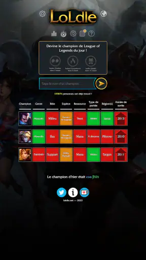 LoLdle Officiel screenshot