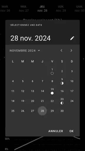 Ma Phase Lunaire Pro screenshot