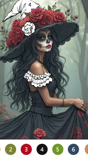 Macabre Color Paint By Number screenshot 12