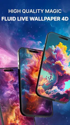 Magic Fluid: Live 4D wallpaper screenshot