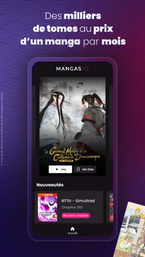 Mangas.io - 100% manga, 0% pub screenshot
