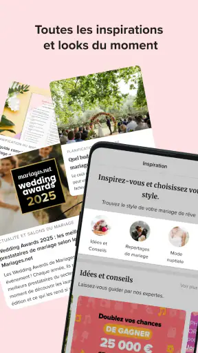 Mariages.net screenshot