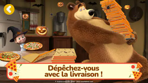 Masha et Michka: La Pizzeria ! screenshot 4