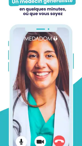 MEDADOM | Un médecin en visio screenshot