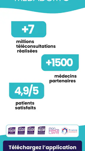 MEDADOM | Un médecin en visio screenshot
