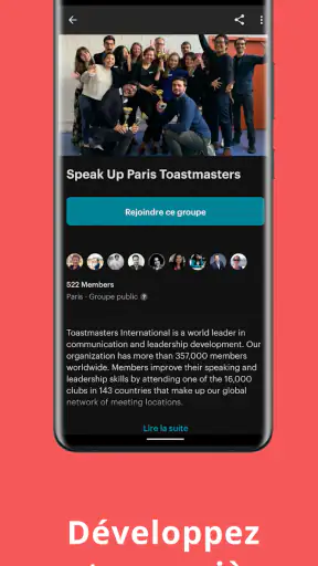 Meetup : événements locaux screenshot 5