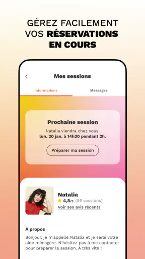 Ménage à domicile - Wecasa screenshot