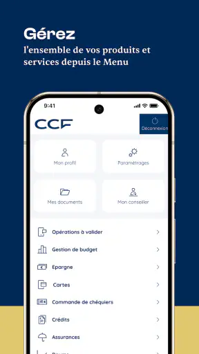 Mes Comptes CCF screenshot 5